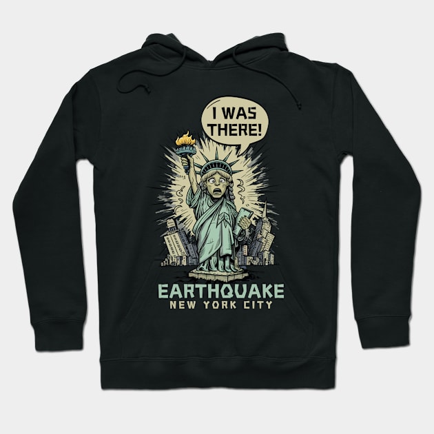 I-survived-the-nyc-earthquake Hoodie by Funny sayings